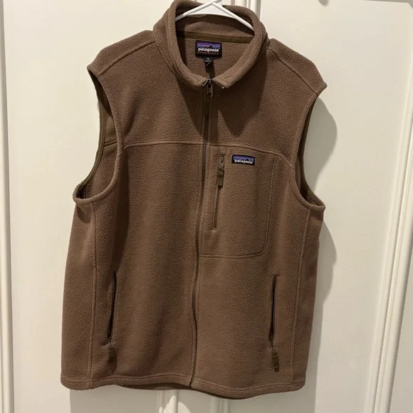 Patagonia Brown Fleece Vest - Picture 1 of 2